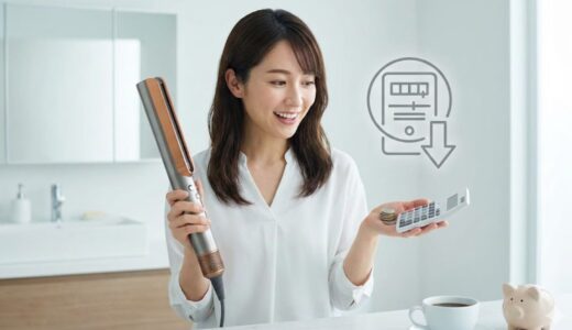 Dyson Airstraitを毎日使うと電気代はどうなる？ドライヤーと比較試算