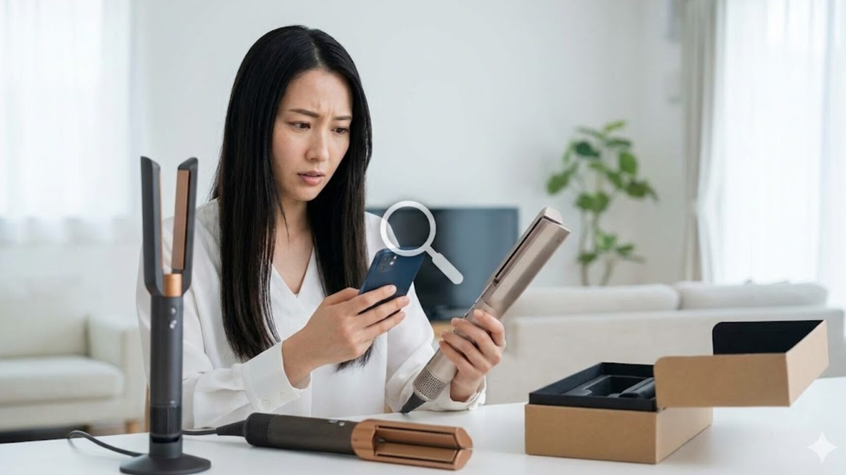 注意喚起】ダイソンエアストレート偽物の見分け方！確実に正規品を買う