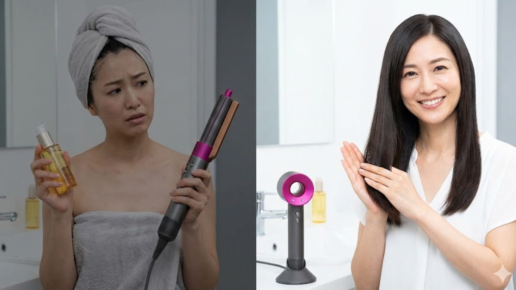 注意】ダイソンエアストレート前の「ヘアオイル」はNG？故障を防ぐ 