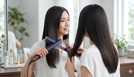 【風量と飛び散り】大風量で髪がバサバサに散らからない？アホ毛は浮かないの？